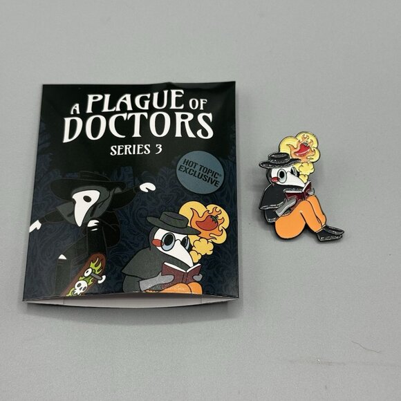 Jewelry - A Plague Of Doctors Series 3 Blind Bag Enamel Pin New Open Box-READER